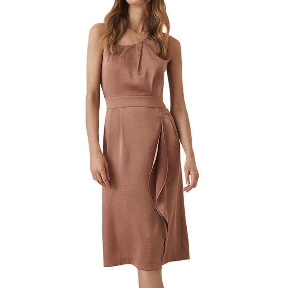 reiss bronze dress